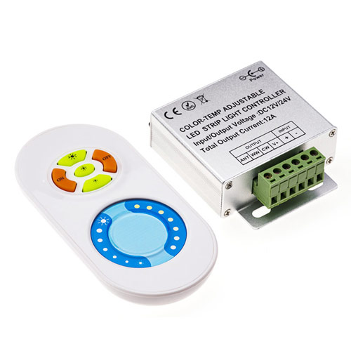 DC12/24V Max 12A, Universal Aluminum version with Pulley Touch Panel 2.4GHz wireless RF color temperature touch controller For Led light Strips DC12/24V Max 12A, Universal Aluminum version with Pulley Touch Panel 2.4GHz wireless RF color temperature touch controller For Led light Strips